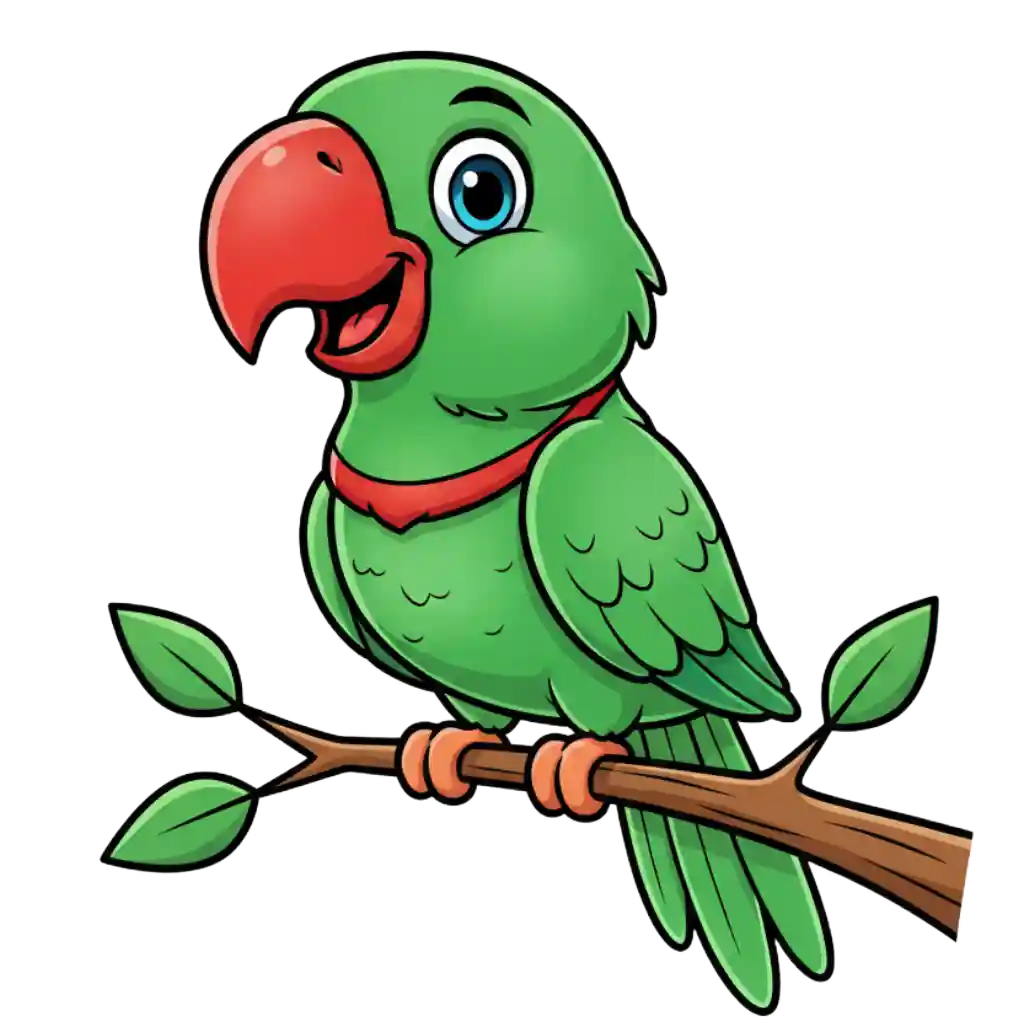 P for Parrot - English Alphabet Class 1