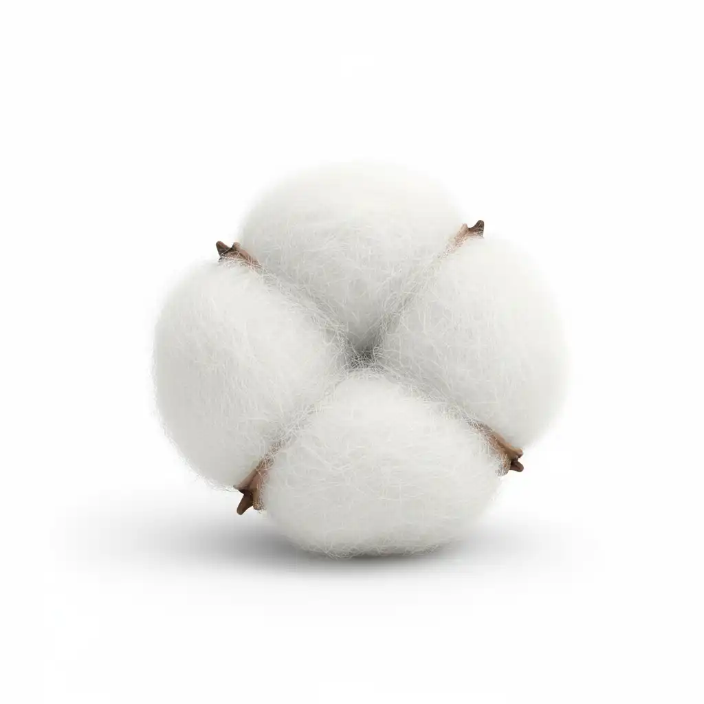 Fluffy Cotton Plant