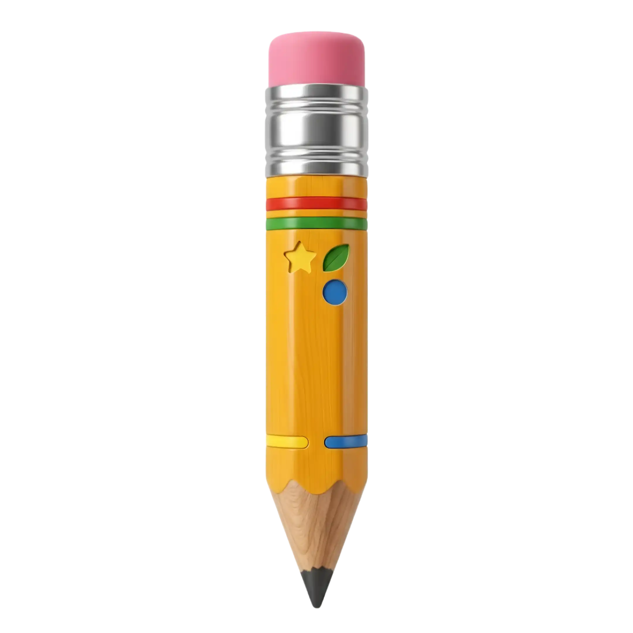 Wooden pencil made from wood material for kids learning