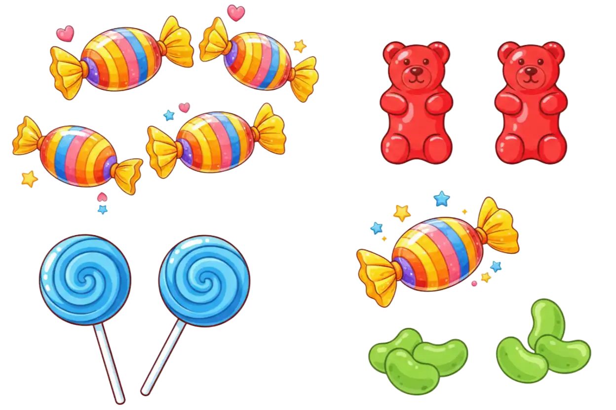  More-Candies for kids