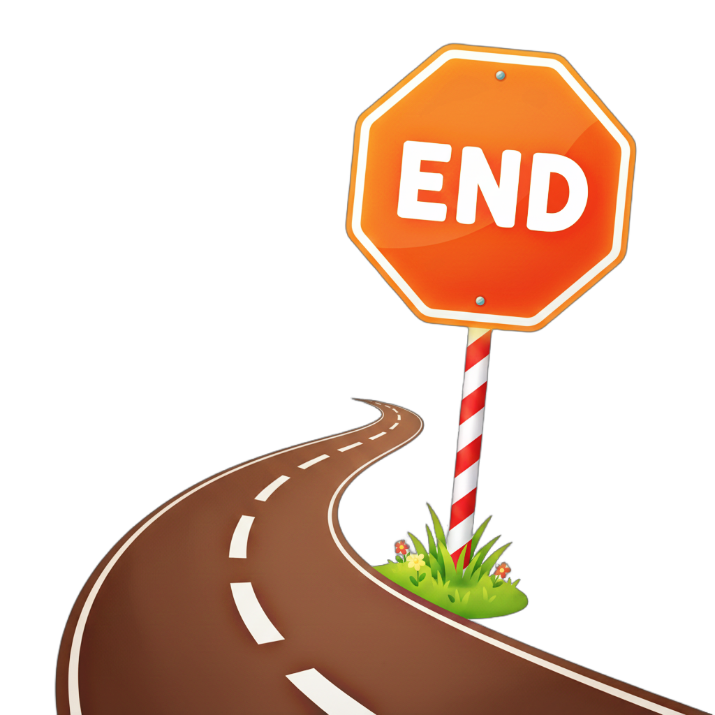 End illustration for kids learning letter E
