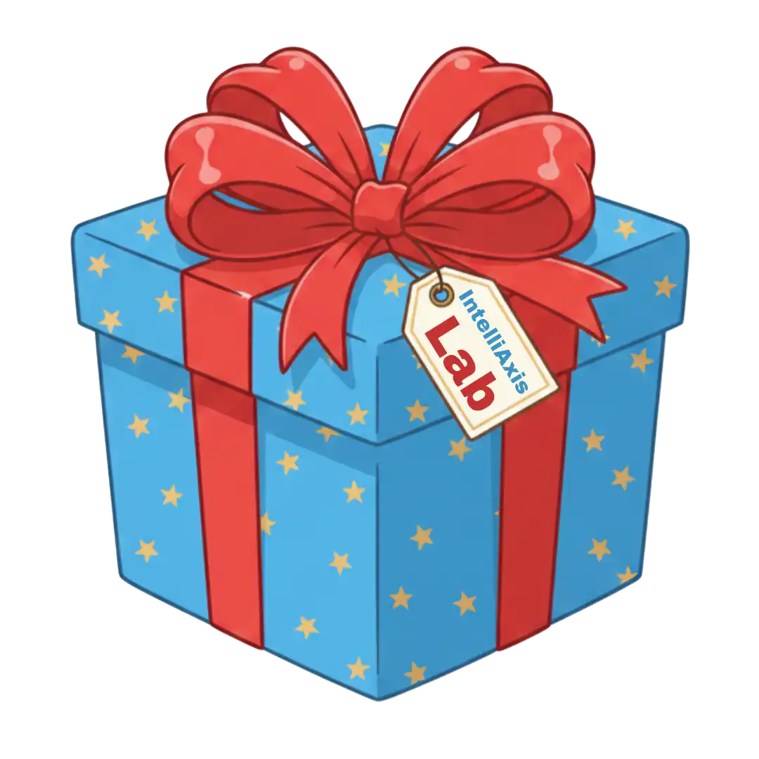 Gift illustration for kids learning letter G