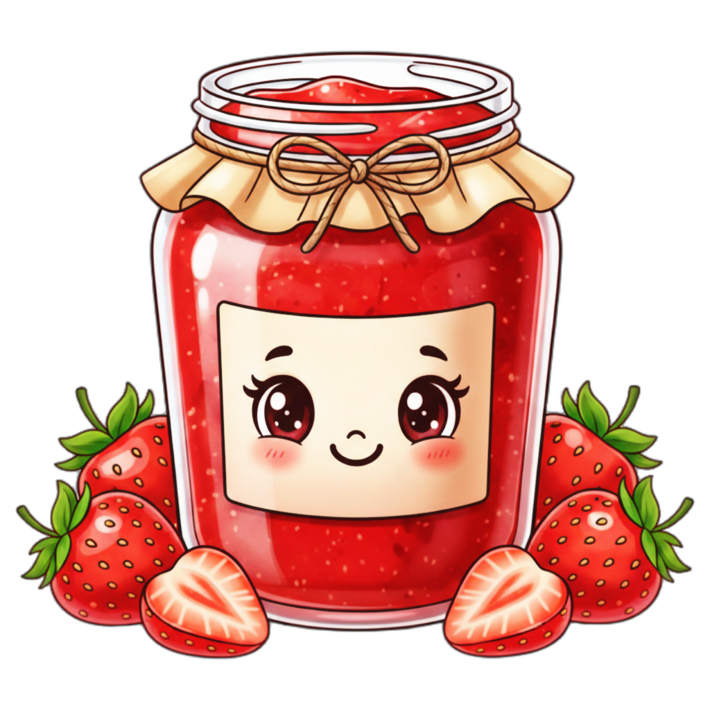 Jam illustration for kids learning letter J
